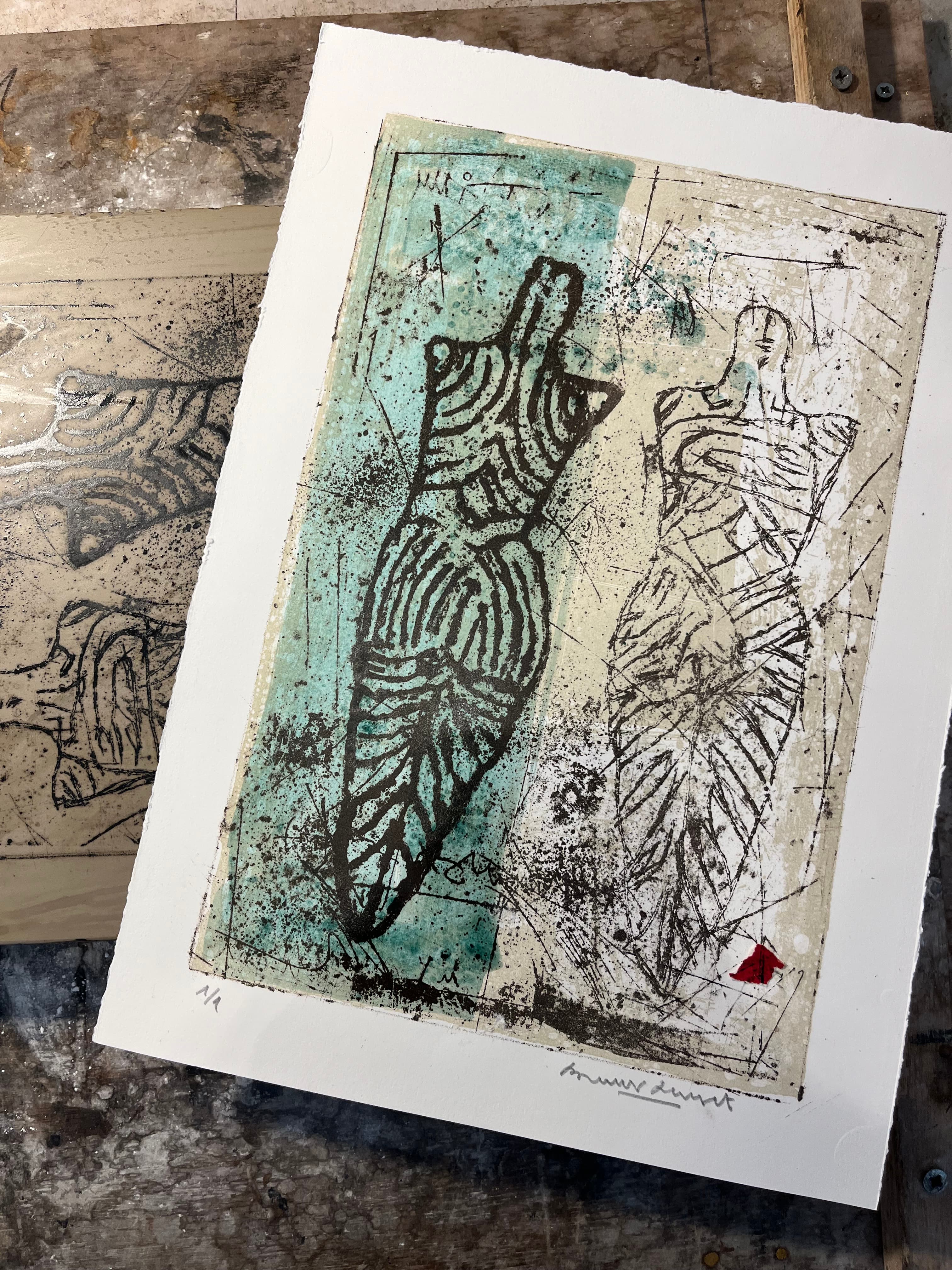 Vénus Vert (lithographie, épreuve unique 1/1)