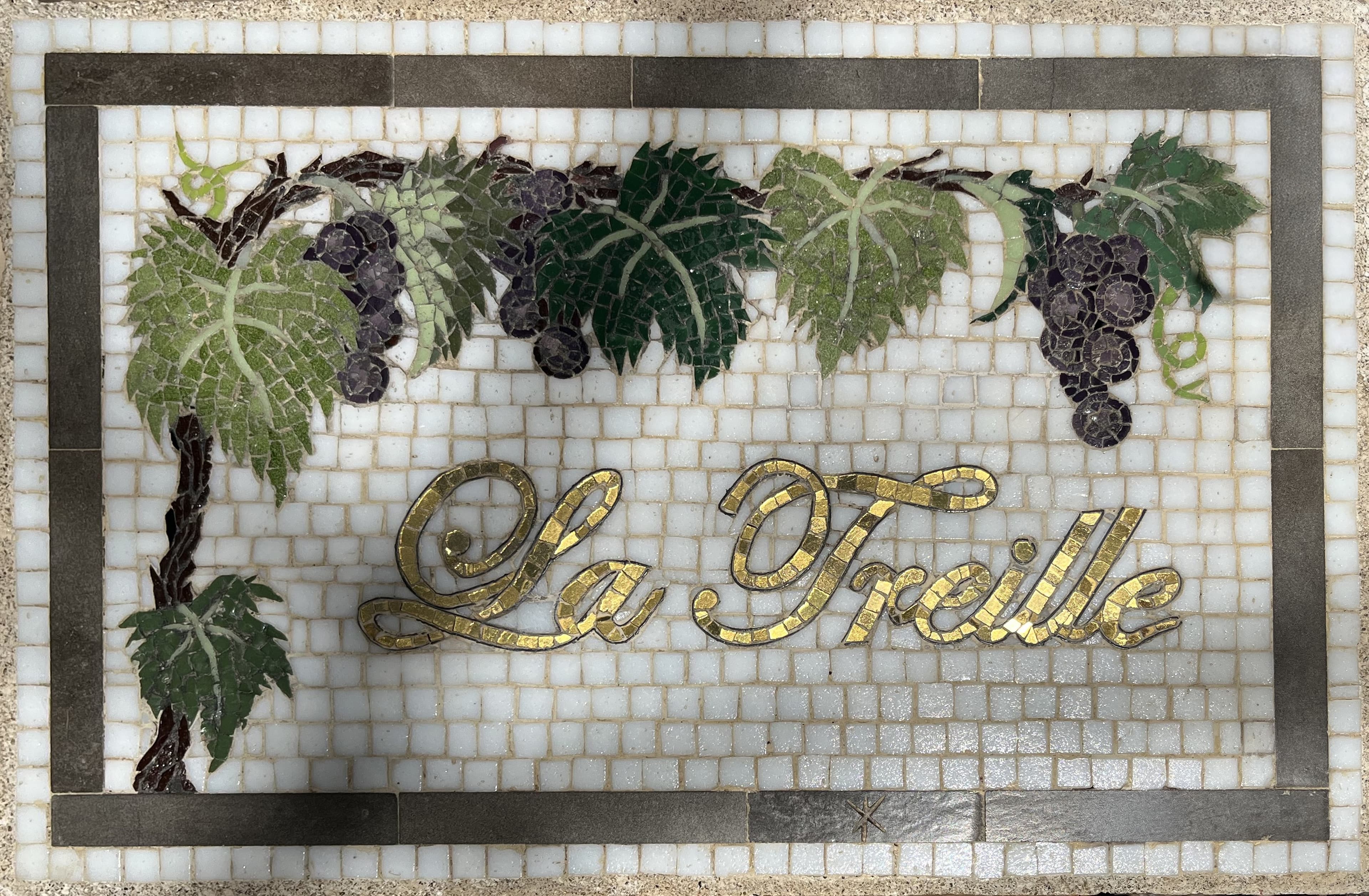 La Treille — mosaïque — pièce unique